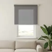 Lauko roletai 90% UV blokavimui Šviesiai pilka 80 x 140 cm HDPE