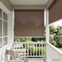 Lauko roletai 90% UV blokavimui Taupe 80 x 140 cm HDPE