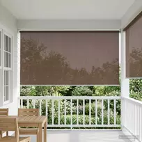 Lauko roletai 90% UV blokavimui Taupe 180 x 230 cm HDPE