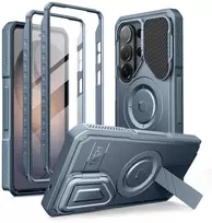 Dėklas Tech-Protect KEVLAR MAGSAFE 2-SET GALAXY S26 ULTRA MĖLYNAS