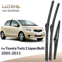 For Toyota Yaris 2 Hatchback Japan Built 2005-2011 Wiper Front&Rear Wiper Blades Windshield Windscreen Window Brushes 24 16 12 Yaris Japan Built