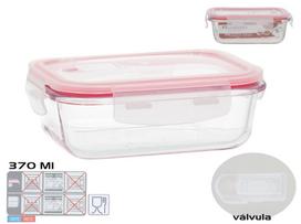 Dėžutė maistui Kitchen&GO Rectangular, 0.37 l, 15.5 cm x 11 cm, skaidri sp.