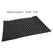 100x50cm garsą slopinantis triukšmo izoliacijos akustinis slopinantis putplastis žemųjų dažnių garsiakalbio kilimėlis juoda