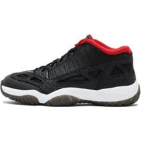 Air Jordan 11 Retro Low 'Black Charcoal Red' 2011 Men's 306008-001 EU 41