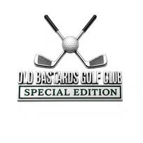 Golf Club Badge Emblem Special Edition Metal Car Sticker with Crossed Golf Clubs and Golf Ball Design Durable Adhesive Backing One Size sidabras