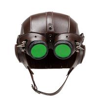Medieval PU Leather Vikingly Helmet Adjustable Adult Size Mask Costume Accessory For Renaissances Fairs Cosplay Event