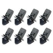 8 vnt./komplektas Grotelių apdailos spaustukai Tinka Ram 1500 2500 3500 4500 5500 2013-2020 68213168AA Plastikiniai Išorinės Grotelės Apdailos Spaustukai CHINA gray