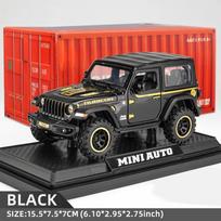 1/32 mastelio Wrangler Rubicon lydinio liejimo automobilio modeliai žaislas 1941 Rubicon metaliniai visureigiai su garsu ir šviesa automobilio žaislai vaikams berniukams 111