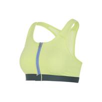 Nike Df Swoosh Zip Front Bra Solid Color Casual Slim Fit Sports Underwear Women Underwear Fluorescent-Yellow DD1206-736 M