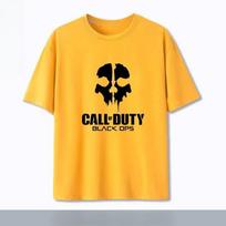 Call of Duty Black Ops 4 T-Shirt Men's Summer Fashion Street Trend Short Sleeve Cotton Comfortable Loose Men and Women Clothing S