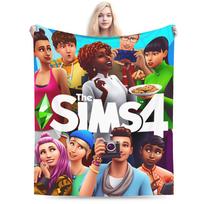 Sims 4 Plumbob Video Game Blanket Quality Super Soft  Bedding Throws Spring Girls Boys Couch Chair Graphic Bedspread 30x40in