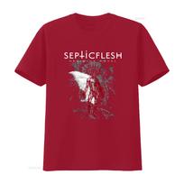 Septic Flesh Ophidian Wheel T Shirt Unique Design for Metal Fans vintage Washed Breathable Soft graphic Versatile homme S