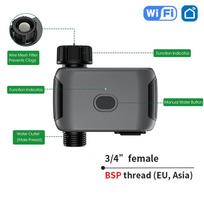 WiFi Smart Irrigation Garden Sprinkler Timer Water Valve Irrigation Timer Smart Watering System WiFi Smart Water Timer EU Version(BSP)