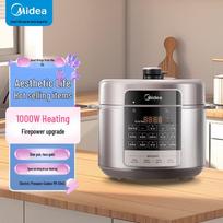 Midea 5L Electric Pressure Cooker with Double Pots, 1000W CN plug (adapter included)