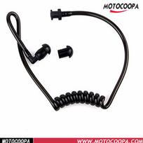Meiteke Walkie-talkie Black Air Tube with Soft Rubber Detachable Eartips N