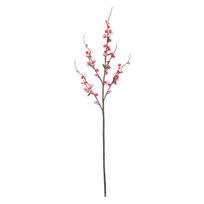 Artificial Cherry Blossom Branch With 5 Sub Branches 95cm Realistic Silk Flower Fake Peach Tree Branch