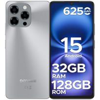 Refurbished - DOOGEE Note 58 Smartphone Android 15, 32 Go RAM+128 Go ROM/TF 2TB, Batterie 6250mAh 6.75  HD,Telephone Portable NFC/Widevine L1