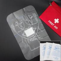 Displicable Respiratory Mask Training Uses Mask red