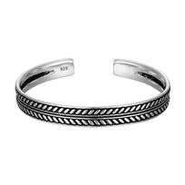 New 925 Silver Plate Bracelet Set Bohemia Lucky Cat's Eye Beads Tibetan Buddha Friendship Knot Rope Jewelry Gift gray