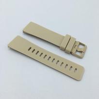 Suderinamas silikoninis sportinis dirželis Fitbit Versa 2 & Versa Lite - Oficialaus stiliaus spalvos sagties pakaitinis Large chaki