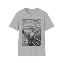 1895 lithography print of the scream by edvard munch tshirt L