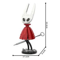 Gobricks MOC Hollow Knight Statybinių kaladėlių rinkinys Gatvės žibinto scena Išskobto Riterio Kaladėlės Vaikiduoliai Veiksmo Figūrėlės Žaislai Dovana brown