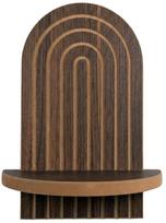 Sieninė lentyna Kalune Design Artmtkwll1, wenge sp., 35 cm x 20 cm x 13 cm