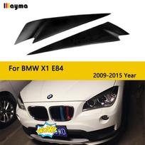 Stiklo pluošto Automobilio priekinio žibinto antakių apdailos lipdukas Žibinto vokelis BMW X1 28i 35i xDrive 2008-2012 E84 FRP matinis juodas