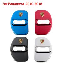 KWPV2 4 vnt. Automobilio priedai Dekoravimas Apsauga Durų užraktų dangteliai Porsche Cayenne Panamera Macan 911 718 Taycan Boxster Cayman 918 Pajun Black red