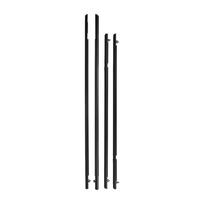 72410-SNA-A01 72450-SNA-A01 4 vnt. Juoda lango sandarinimo juosta, apdailos juosta, sandarinimo diržas Honda Civic Sedan 2006-2011 m. juoda