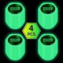 AARY1 4pcs Fluorescent Valve Cover Decor Car Moto Dust Cover Accessories For Cadillac Escalade CTS ATS SRX STS XT5 XT4 XT6 XTS CT4