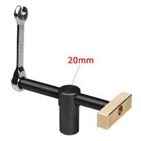 Brass Table Vise with Tenon Joint Lock and Stainless Steel Clamping