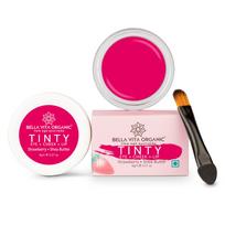 Akių, skruostų ir lūpų priežiūra su braškių ir taukmedžio sviestu (8 g), Tinty Eye Cheek Lip Braškių taukmedžio sviestas, Bella Vita