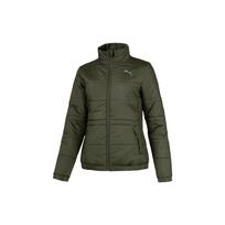Puma Fleece Jacket With Stand Collar Women Tops Green 853641-15 S black