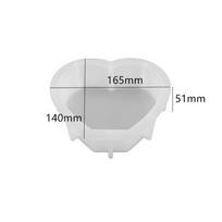 DIY Mold, Crystal Dropper, Epoxy Resin, Heart-shaped Photo Frame, Heart-shaped Ornament, Rectangular Combination, Mirror, Silicone Mold Pack of 1