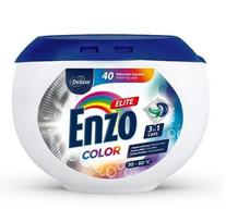 Skalbimo kapsulės DELUXE Enzo Elite 3in1 Color, 40vnt.