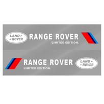 2 vnt. Automobilio kėbulo dekoravimo lipdukai Durų personalizuoti sportiški lipdukai Land Rover Discovery Range Rover Evpque Defender Automobilio akiniai Rover L322 L405 juoda