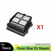 Tineco FLOOR ONE Steam Šlapių ir sausų grindų valytuvui Nešiojamas volelis Minkštas šepetys Hepa filtras Dulkių siurblio Atsarginių dalių rinkiniai black