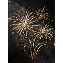 Crystal Pearl Painting 5D DIY Frame Decoration Painting Fireworks Home Wall Decoration Transparent Pearl Gemstone Painting Picture Art Crafts 35x45cm