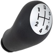 Renault Laguna II 01-07 5-SPEED BLACK + SILVER gear shift knob