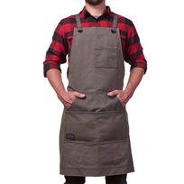 Waxed Canvas Work Apron with Pockets Adjustable Gardening Apron Heavy Duty Woodworking Apron Tool Holder for Carpenter Men Women ruda