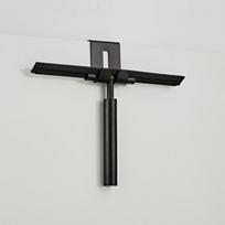 Dušo grandiklis Vonios veidrodžio stiklo valytuvas Nerūdijančio plieno langų valymas Dušui Virtuvės grindų stiklas Silikoninis grandiklis juoda