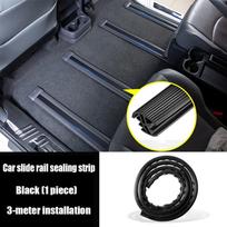 for Toyota Sienna XL40 2025 2024 2023 2022 Dust proof rubber strip for middle row slide rail and interior protective equipment Black -1 piece