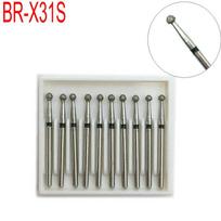 10 vnt./dėžutėje Dantų deimantiniai kapai Gręžtuvai Dantų kapai Dia-burs, skirti didelio greičio rankiniam instrumentui Super Coarse FG 1.6M Dentist BR-X31S white