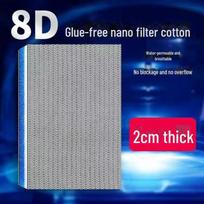 8D Akvariumo filtro kempinė - Biocheminė vata Vandens valymo pagalvėlė