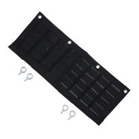 Multifunctional Rear Trunk Parcel Shelf Load Shade Luggage Net Cargo Cover Storage Bag for Jimny JB64 JB74 Oxford Cloth black