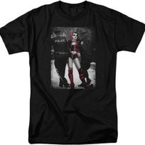 Harley Quinn and The Police Men's T-Shirt S juoda