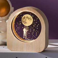 3D Kristalinio Stiklo Amatas Dekoras Lazeriu Graviruota Saulės Sistema astronomija Valentino dienos dovana Gimtadienio Dovana Stalo Dekoras