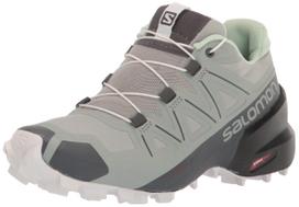 Trail Running SPEEDCROSS 5 WOMEN cm [Salomon] (Wrought Iron/Spray/White) 24.0