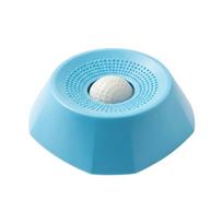 Anti-Choking Slow Feeder Dog Bowl Food-Grade Non-Slip Base Dog Licking Bowl Massage Dot with Rolling Ball Pet Feeding Bowl mėlyna